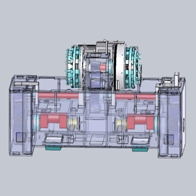 transmission system of crank press Sistema de transmissão de manivela