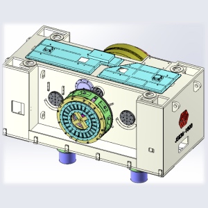 Duas pontos Gear Press Crown