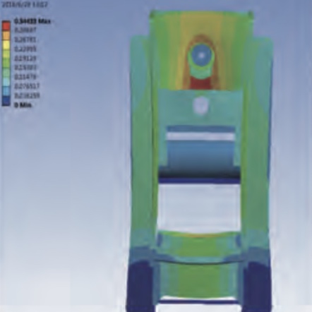 Pressione o corpo da estrutura H