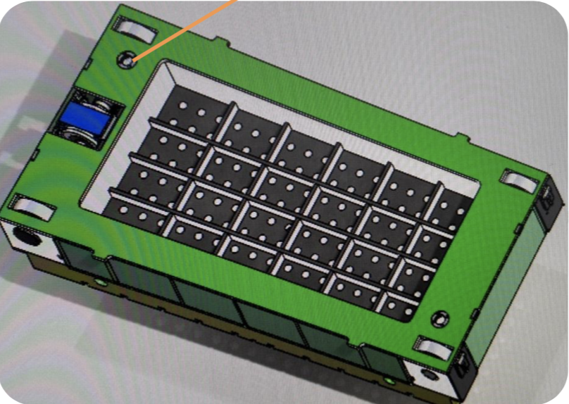 Mesa m&oacute;vel do lado da frente
