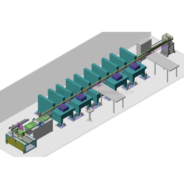 Muti-Station Stamping Press Line Servo Transfer Banc