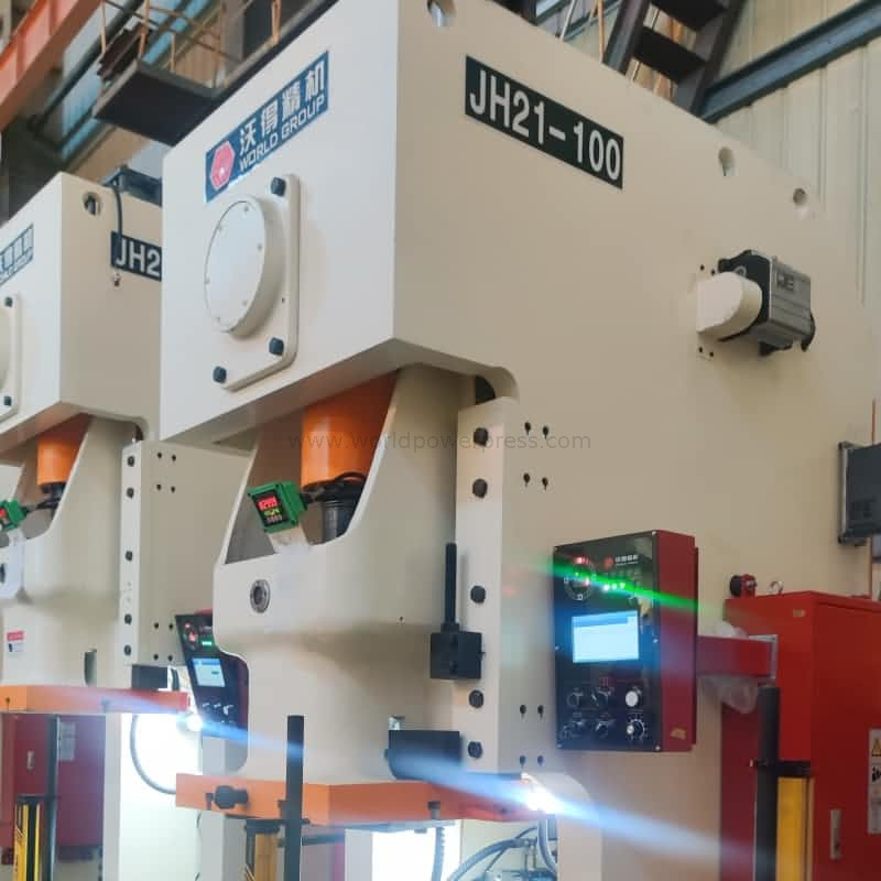 Máquinas precisas mundiais JH21-100 Pressão de estampagem mecânica